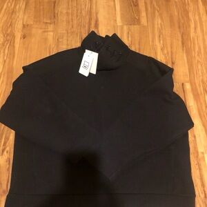 New Black Turtleneck Sweater
